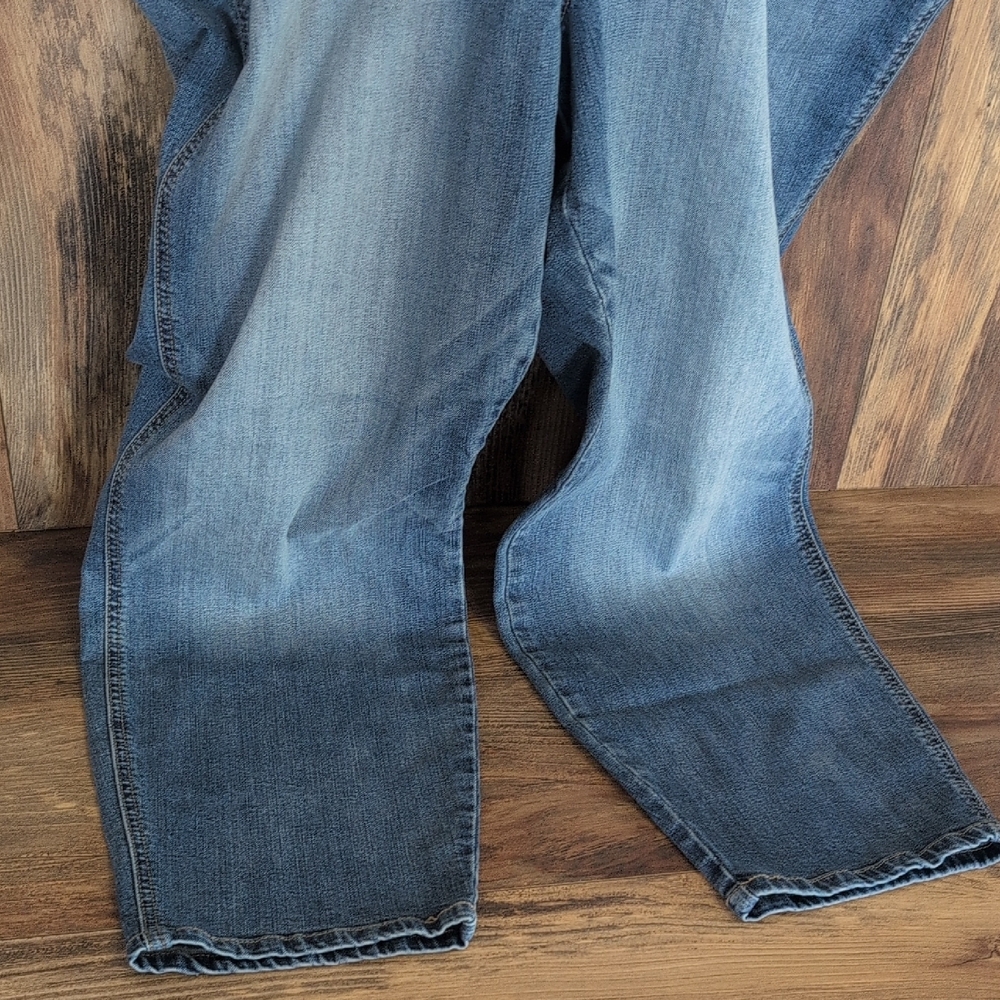 Torrid Classic Blue Women's Denim Jeans Overalls 20                  C212 - Picture 4 of 10